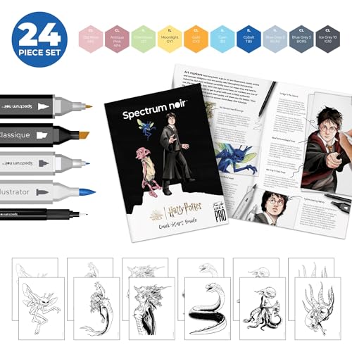 Warner Bros Harry Potter, Magical Creatures Art Colouring Set - Image 2