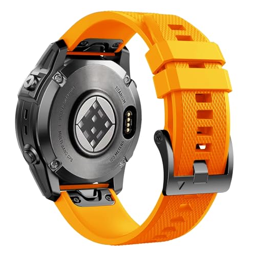 Correa para Garmin Fenix 6, 22mm silicona compatible miniatura 1