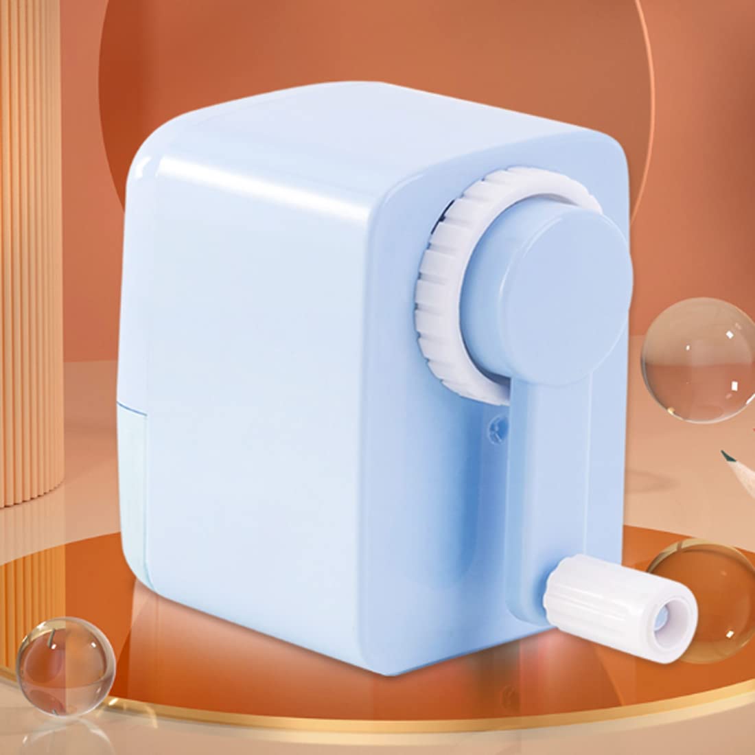 MRKU Stift in einfacher Form Automatische Stiftrolle Rutschfester Stift mit weichem Kissen Schülerwerkzeuge und Schulbedarf