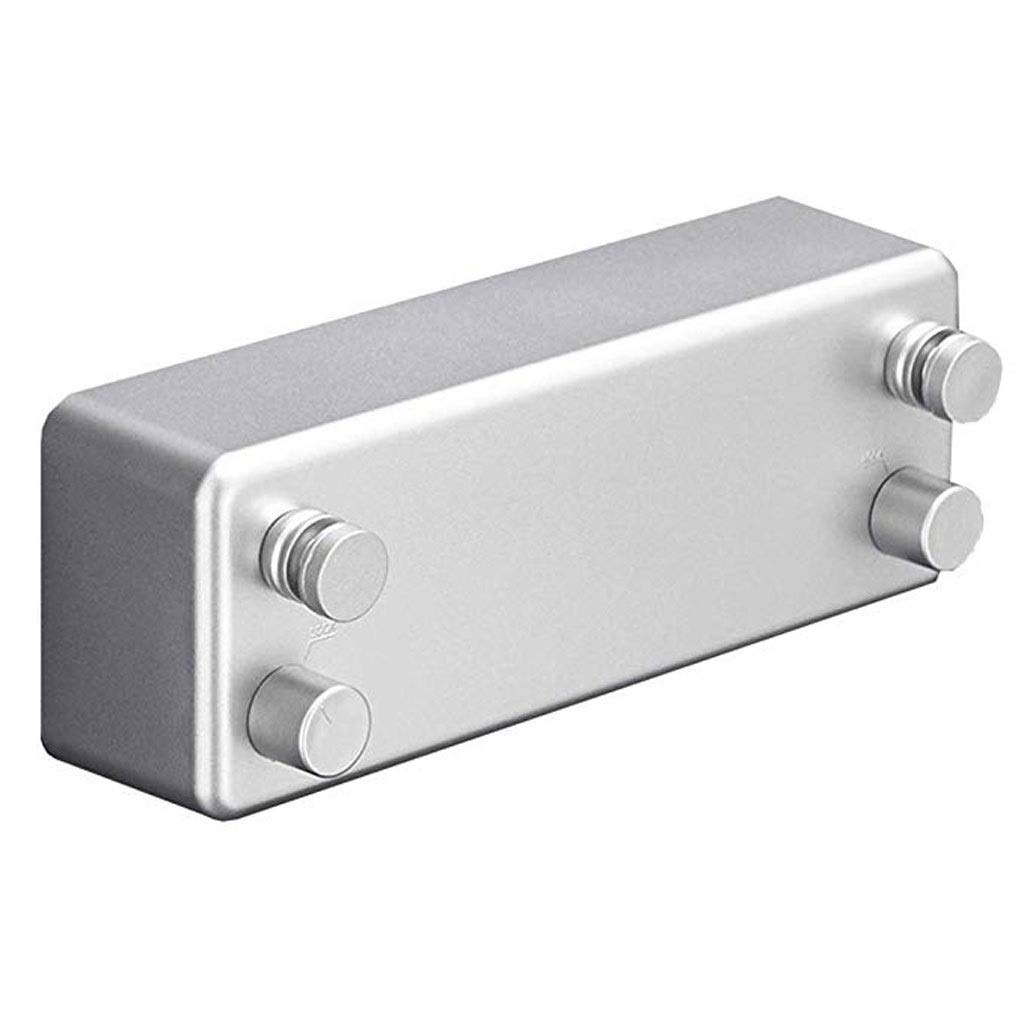 Este tendedero de Viaje, Invisible y portátil, es un tendedero telescópico para Ropa, Ideal para el baño, el balcón y Exteriores, ahorrando Espacio (Color: Plata).