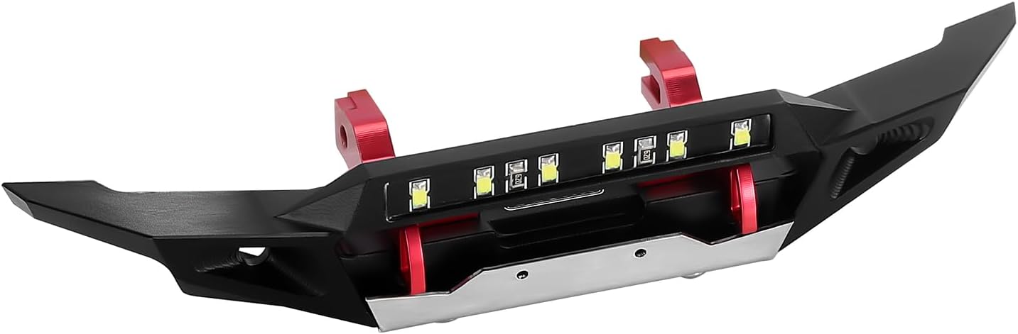 INJORA 23g Front Bumper - CNC Aluminum Bumper for TRX4M Bronco Upgrade 1/18 RC Crawler