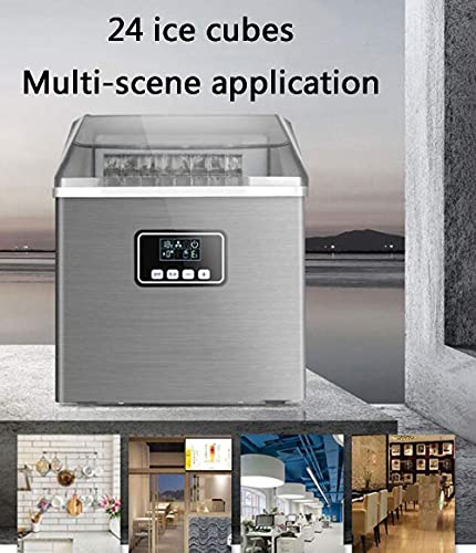 Fabricadora portátil de hielo de acero inoxidable miniatura 2