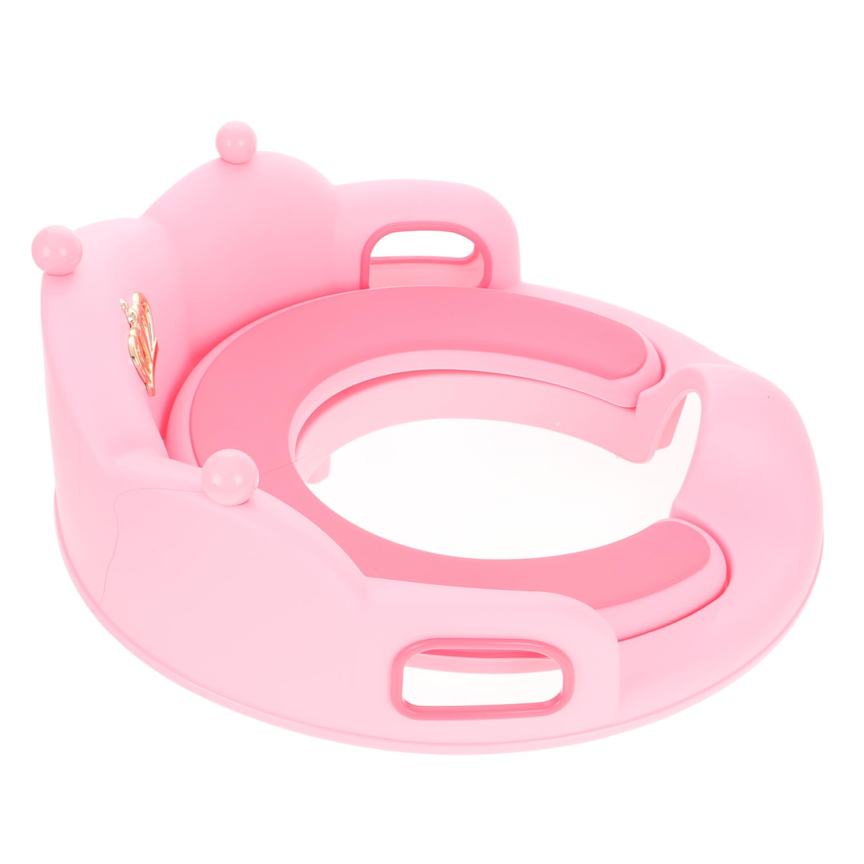 Toyvian Asiento De Entrenamiento Wc Niñas Tapa Desmontable Cojín Asa y Respaldo Color