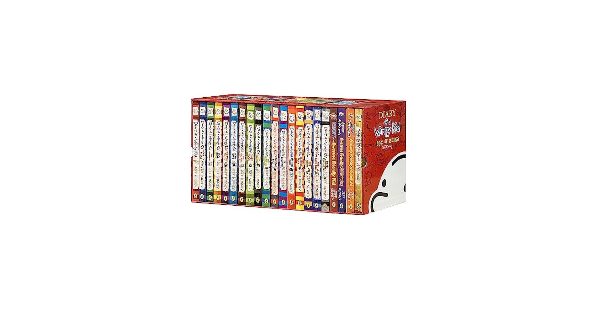 Amazon.com: 《Diary of a Wimpy Kid 系列書籍,21 本盒裝組,完整