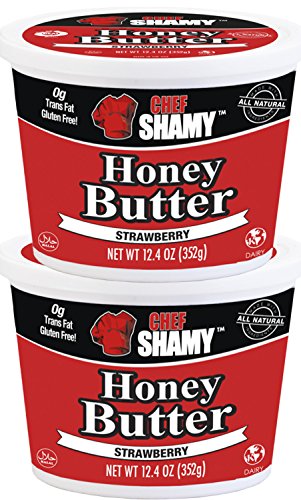 Chef Shamy Butter, Strawberry Honey, 12.4 Ounce (Pack of 2)