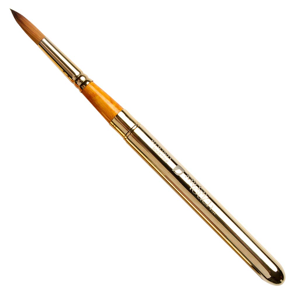 Pro Arte : Prolene Plus : Retractable (Collapsible) Round Brush : Size 10