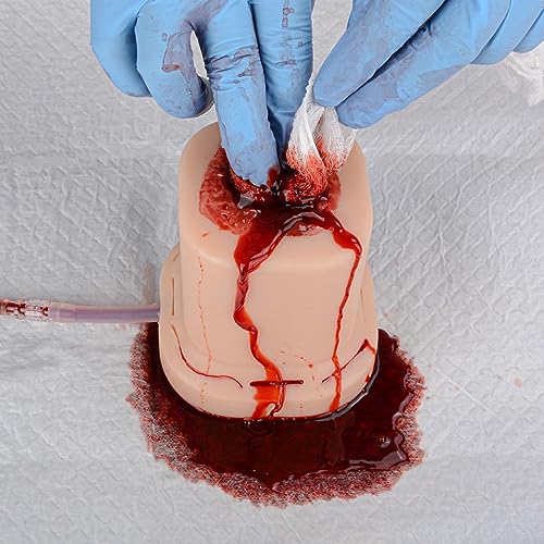 Image of Gunshot Wound Packing Training Kit, Stop The Bleeding Trainer, Bleed Control Training Kit for Medical Classes - Carrying Bag
