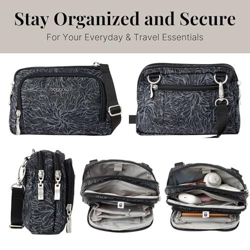 Image of Baggallini Triple Zip with Front Wallet /Trifecta RFID Wallet Crossbody