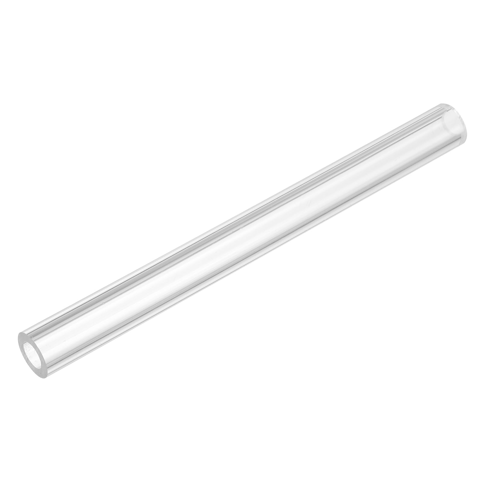 uxcell Rigid Round Clear Tubing 8mm(5/16") ID x 14mm(9/16") OD x 0.5Ft(150mm) Length Plastic Tube