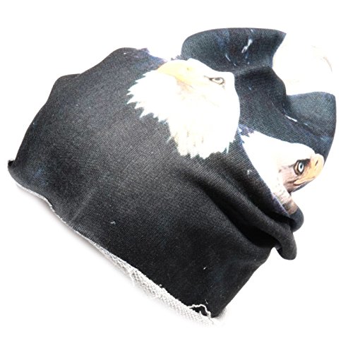 Cuffia unisex bonnet en coton gratté fantasia aquila 66501