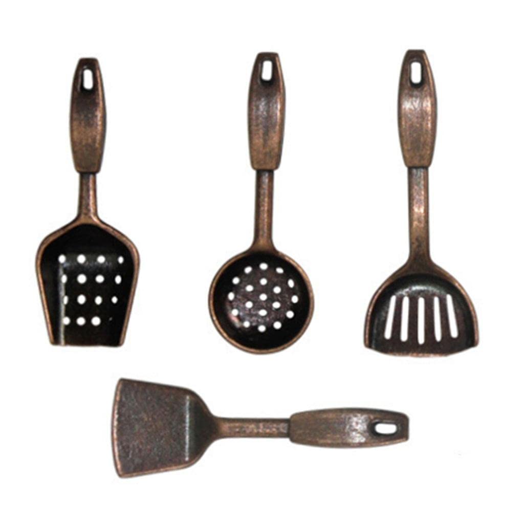 ミニチュアの調理器具飾り (金属製) 【公式通販】