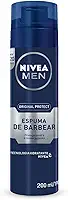 NIVEA MEN Espuma de Barbear Original Protect - Ativos hidratantes, previne o ressecamento e irritações, com Aloe Vera e Glicerina - 200ml