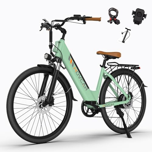 Movcan V80 Electric Bike, 1000W Motor 28MPH 26'' City Cruiser Ebike for Adults, 48V 13Ah Removable Battery Up to 70 Miles, 7-Speed Dual Disc Brake, Mountain E-Bike for Commuting image 4