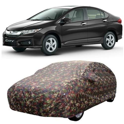 SHAH BROTHERS Car Body Cover for Honda City IVTEC with Side Mirror