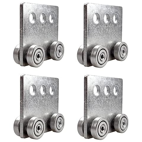 Hi Flame 4 Wheel Trolley Assembly, Four Bearing Trolley Assembly for Taller Strut Channel or All 1-5/8" Channel (Pack of 4) Cover
