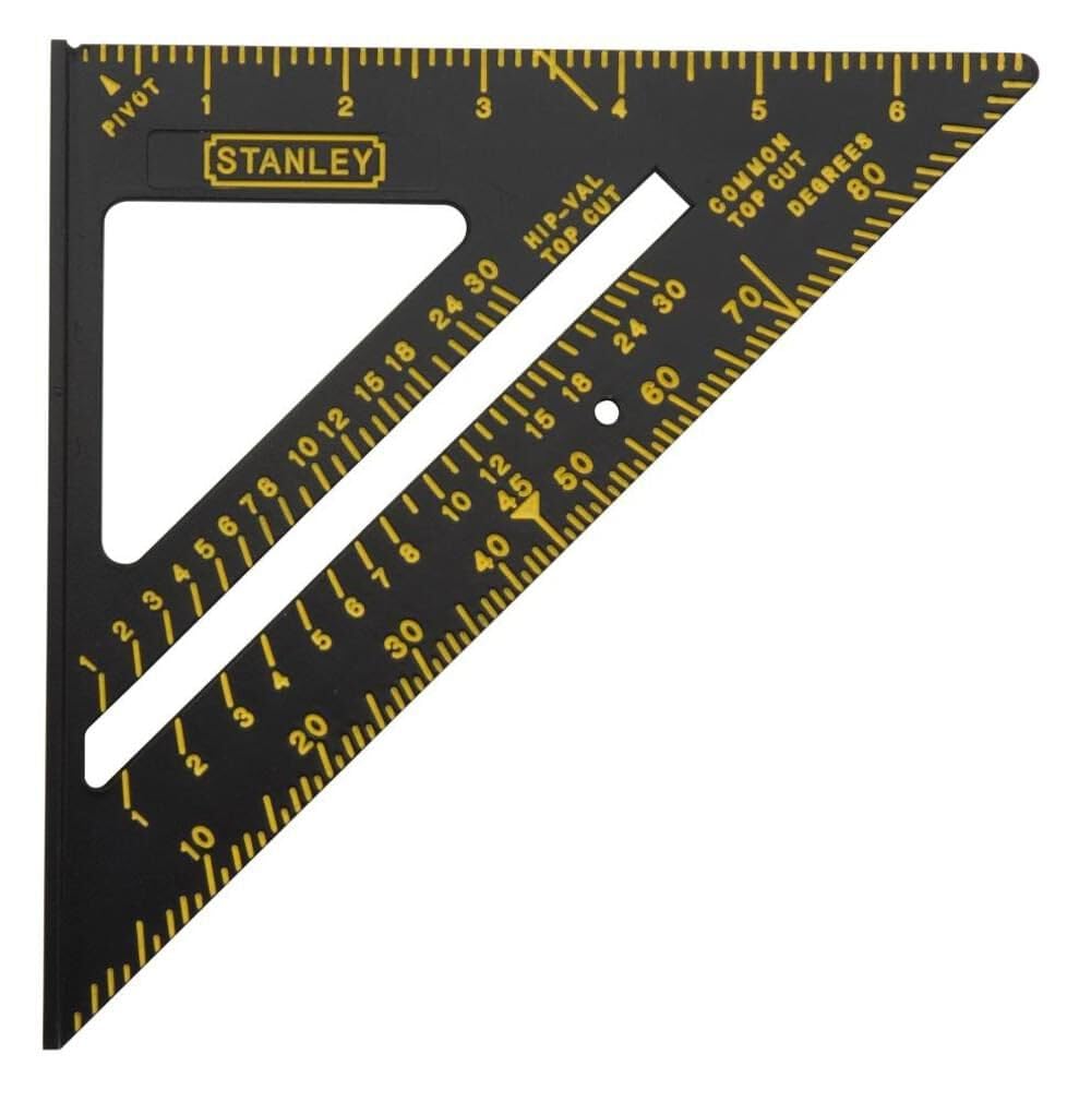 Stanley - Escuadra 46-071 de alta calidad, 17,8 cm