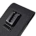 Produktbild DFVmobile Case Metal Belt Clip Vertical Textile and Leather for XGODY G12 - Black