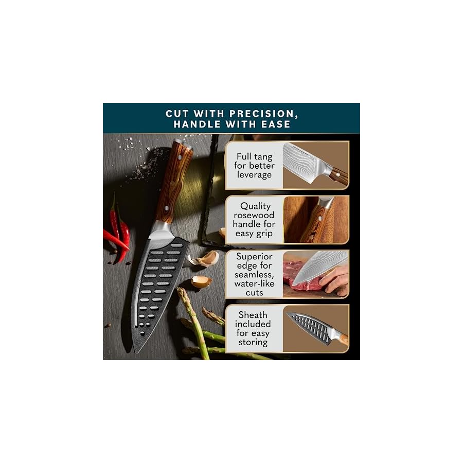 Home-Hero-Japanese-Deba-Knife-Collection-VG10-Damascus-Steel-Triple-Rivet-Ultra-Sharp-67-Layers-Kitchen-Knife-with-Ergonomic-Rosewood-Handle-Unique-Gift-for-Men-Women-6-Inch-Deba-Knife Home Hero Japanese Deba Knife Collection - VG10 Damascus Steel Triple Rivet Ultra Sharp 67 Layers Kitchen Knife with Ergonomic Rosewood Handle - Unique Gift for Men & Women (6 Inch Deba Knife)