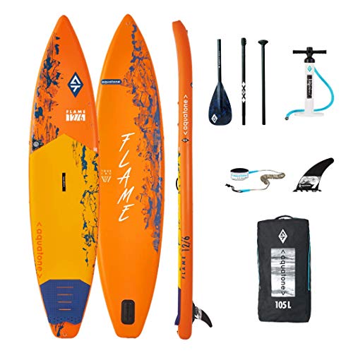 Aztron Aquatone Flame 12.6 Touring Isup Hinchable Tabla de Surf, Stand Up Paddle 381x81x15