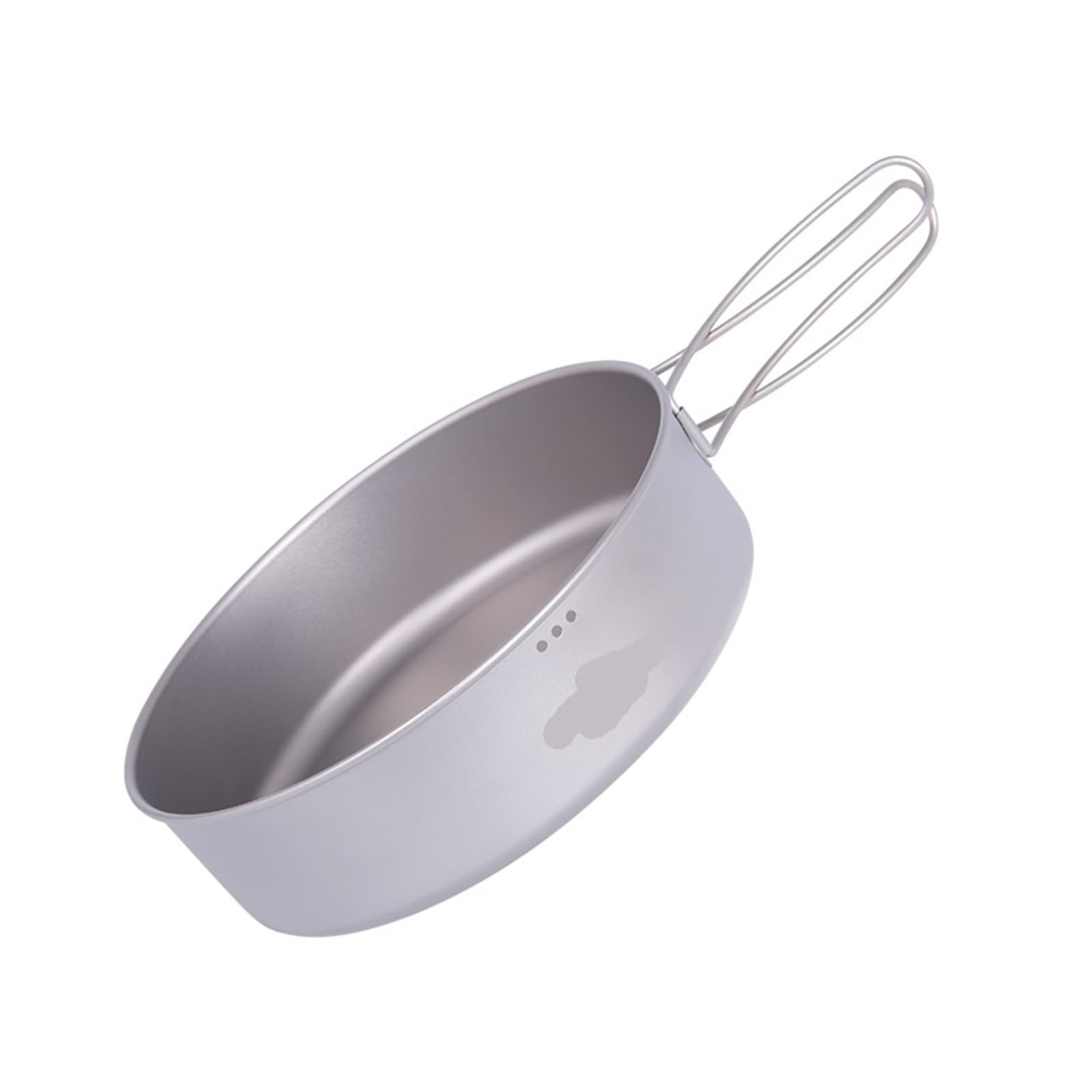 Titan-Camping-Kochgeschirr-Set, Suppentopf und Bratpfanne for das Kochen im Freien