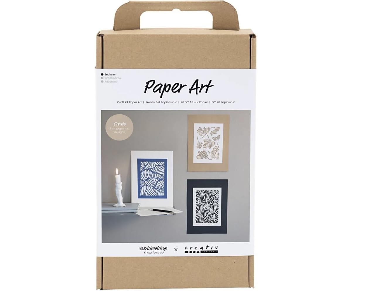 Creative Craft Kit Paper Art, Off White, 1 Pack, Mulricolour, Multicolour