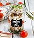 50 Chalkboard Labels - Includes Erasable Chalk Marker - Chalk Labels for Containers and Mason Jars - Removable Waterproof Blackboard Sticker Label Glass Bottle Kids Pantry Storage Stickers Bottles Set