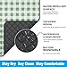TigeJoy Extra Large Picnic Blanket Waterproof Foldable 80''x80'', Outdoor Picnic Mat Beach Blanket Sandproof for Park, Grass, Travel, Hiking, Camping Essentials, Gingham Picnic Blanket