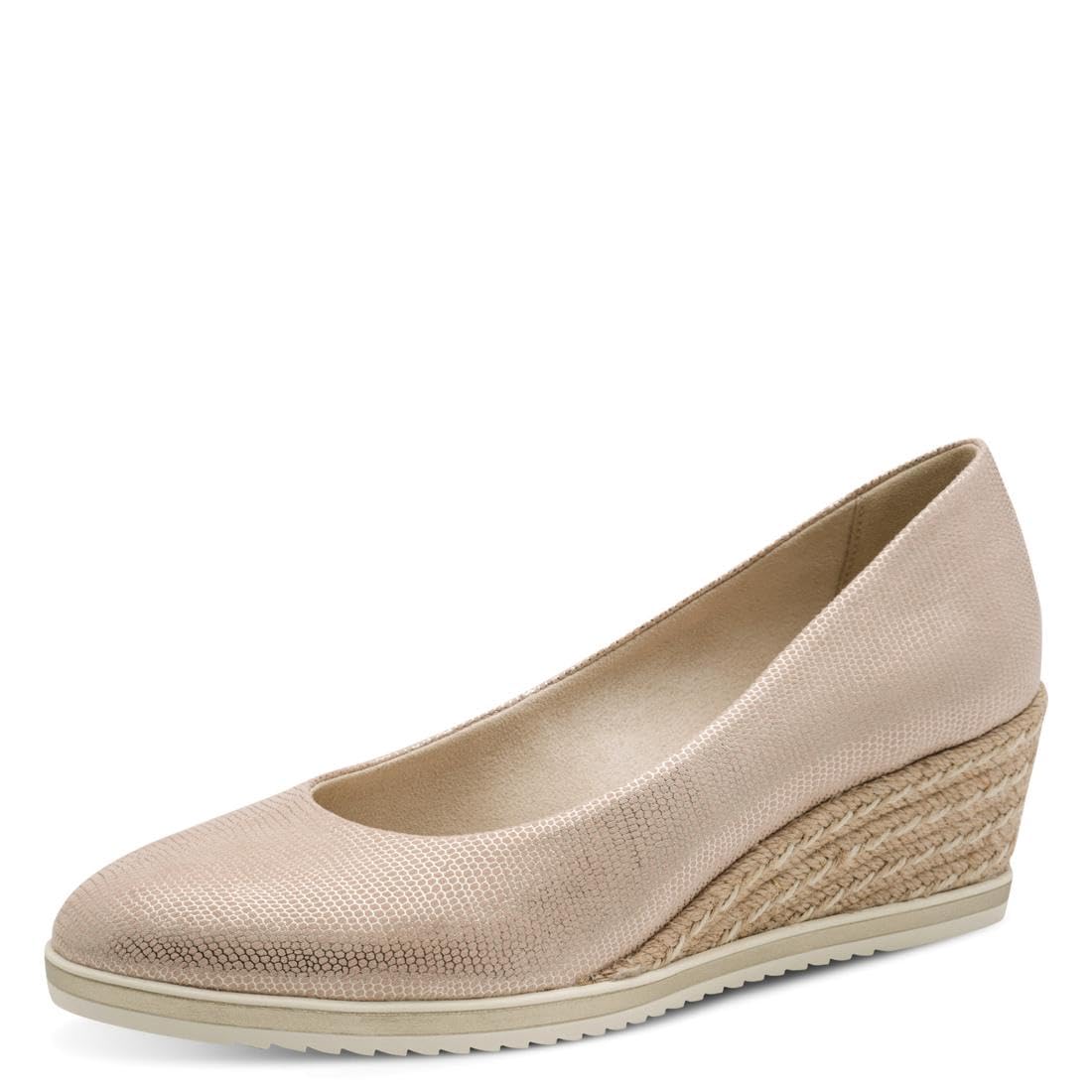 Tamaris Women's pumps with wedge heel metallic 3.5 UK