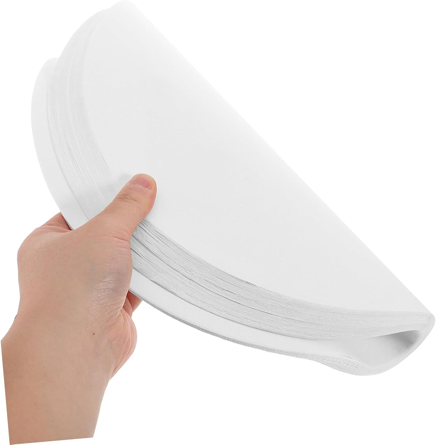 OFFIGAM 100sheets Round Xuan Paper for Chinese Painting Blank Art Supplies for Boys and Girls Lightweight Rice Paper for Calligraphy and Drawing Enhanced Clarity for Traditional Chinese