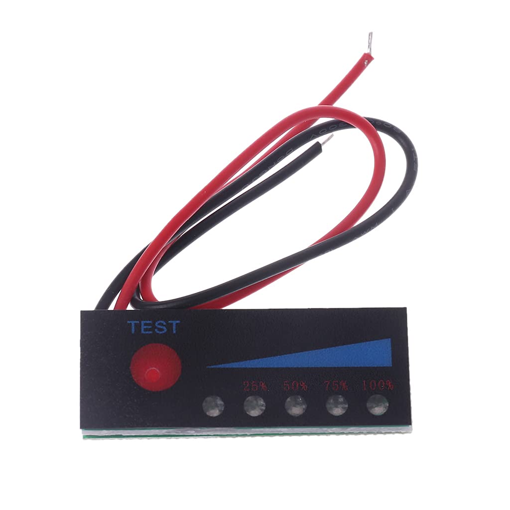 Battery Tester LCD Display Meter Battery Capacity Tester Percentage Display Panel 1S 2S 3S 12V
