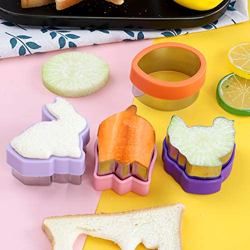 9Pcs Easter Cookie Cutter Shapes Set,Stainless Steel-Food Grade Fruit And Cookie Stamps Cutter Mold,Decorative Food And Food Supplement Tools Accessories Crafts For Kitchen #TOP3