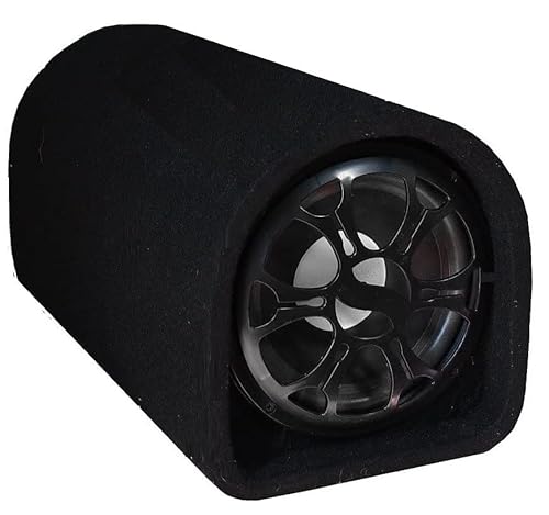 SHARD-LAB SUBWOOFER AMPLIFICATO AUTO 400w 26cm (10) COFANO SUB CAR BLUETOOTH BAZOOKA BAZUKA ATTIVO CASA (ibrido)