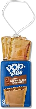 Pop-Tarts Frosted Cinnamon Ornament, 4" Hanging Ornament, Christmas Tree Ornament
