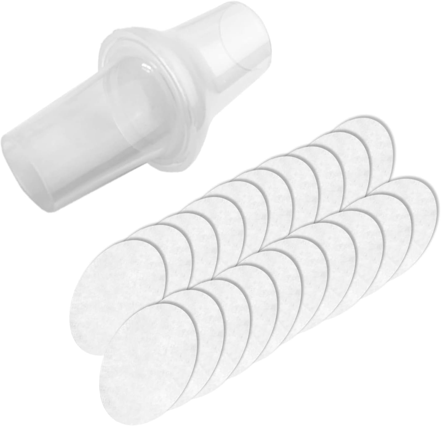 Cotton Pads and Mouthpiece, Replacement Kit for Giyosk (Pads - 20 PCS)