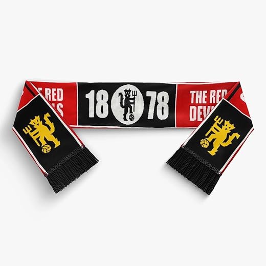 Man United Knitted Football Scarf
