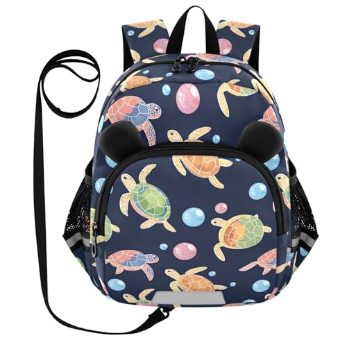 Cute Sea Turtle Toddler Backpack for Girls Boys,Preschool Kindergarten Backpack Kids Backpacks for Girls B0404218