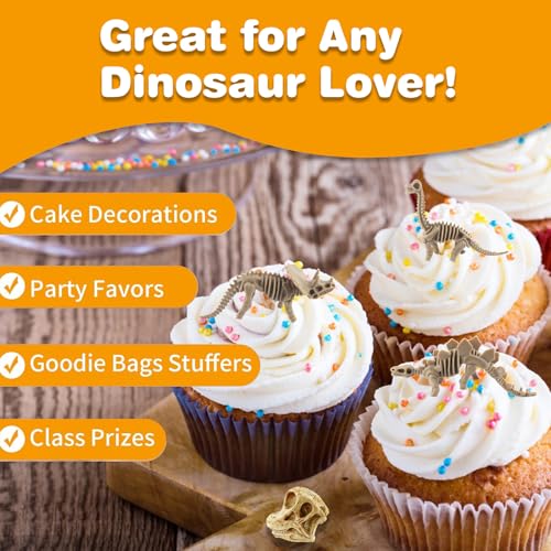 GZqiancang 23 STK Dinosaurier Fossil Skelett, Simulation für Wissenschaftsspiele, Dekorationen und Geburtstagsfeiern (2 Stile)