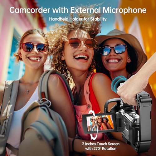 image for FlyFrost 8K Video Camera Camcorder 88MP UHD WiFi Vlogging Cameras for 