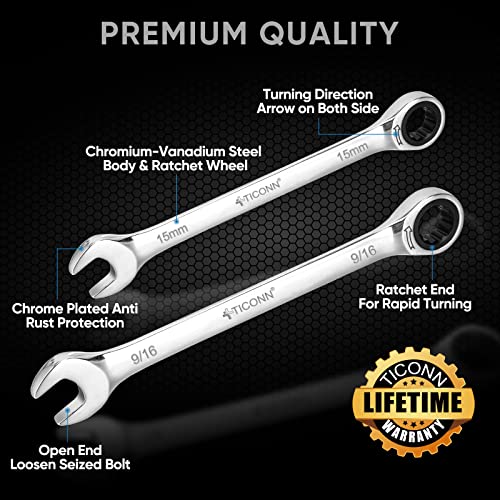 13 Pcs Titanium Coated Drill Bit Set With Hex Shank+ 24Pcs Ratcheting Wrench Set #TOP4