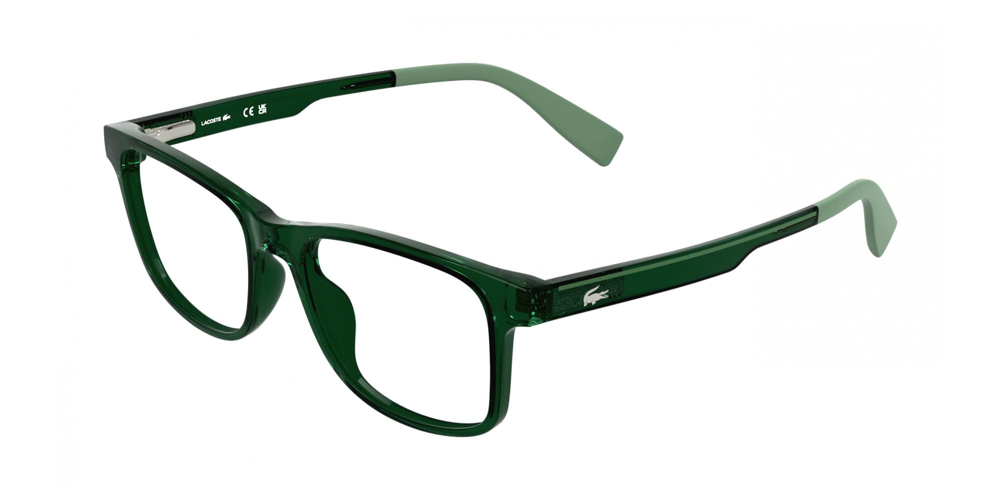 Lacoste L3663 301 TRANSPARENT GEEN 47/15/135 Ramka na okulary dla dzieci