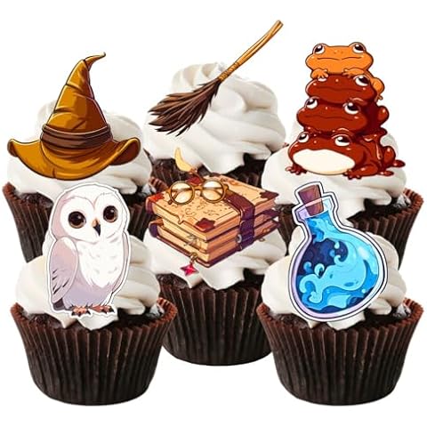 Wizard Cupcake Toppers for Parties Cover