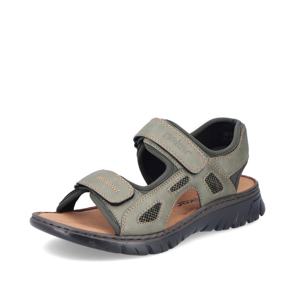 Rieker Men's Classic Sandals 22761, Men's Sandals, Green, 10.5 UK