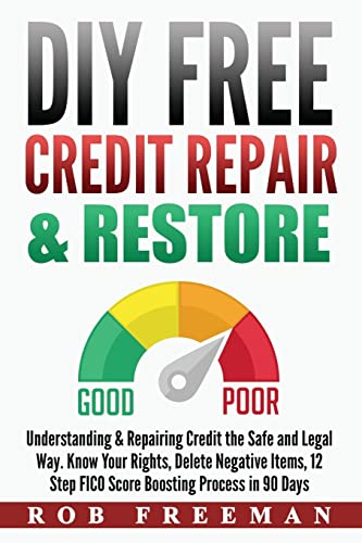 DIY FREE Credit Repair & Restore: Understanding & Repairing Credit the Safe and Legal Way. Know Your Rights, Delete Negative Items, 12 Step FICO Score Boosting Easy To Follow Process für 10,74 EUR bei amazon.de Bild: DIY FREE Credit Repair & Restore: Understanding & Repairing Credit the Safe and Legal Way. Know Your Rights, Delete Negative Items, 12 Step FICO Score Boosting Easy To Follow Process für 10,74 EUR bei amazon.de