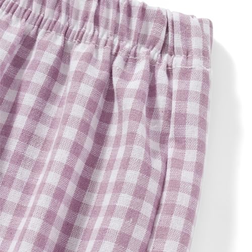 Image of Y2k Women Gingham Boxer Shorts Low Rise Micro Pajamas PJ Sleep Short Pants Plaid Sleepwear Sleeping Lounge Bottoms