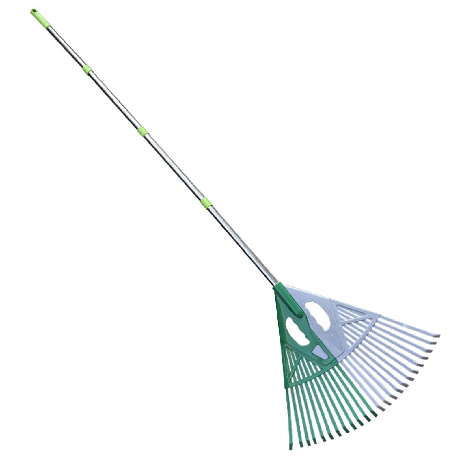 Ljmyy Extendable Long Handle Leaves Grabber Broom for Leaves Grass Yard Debris for Garden Cleanup Outdoor Maintenance
