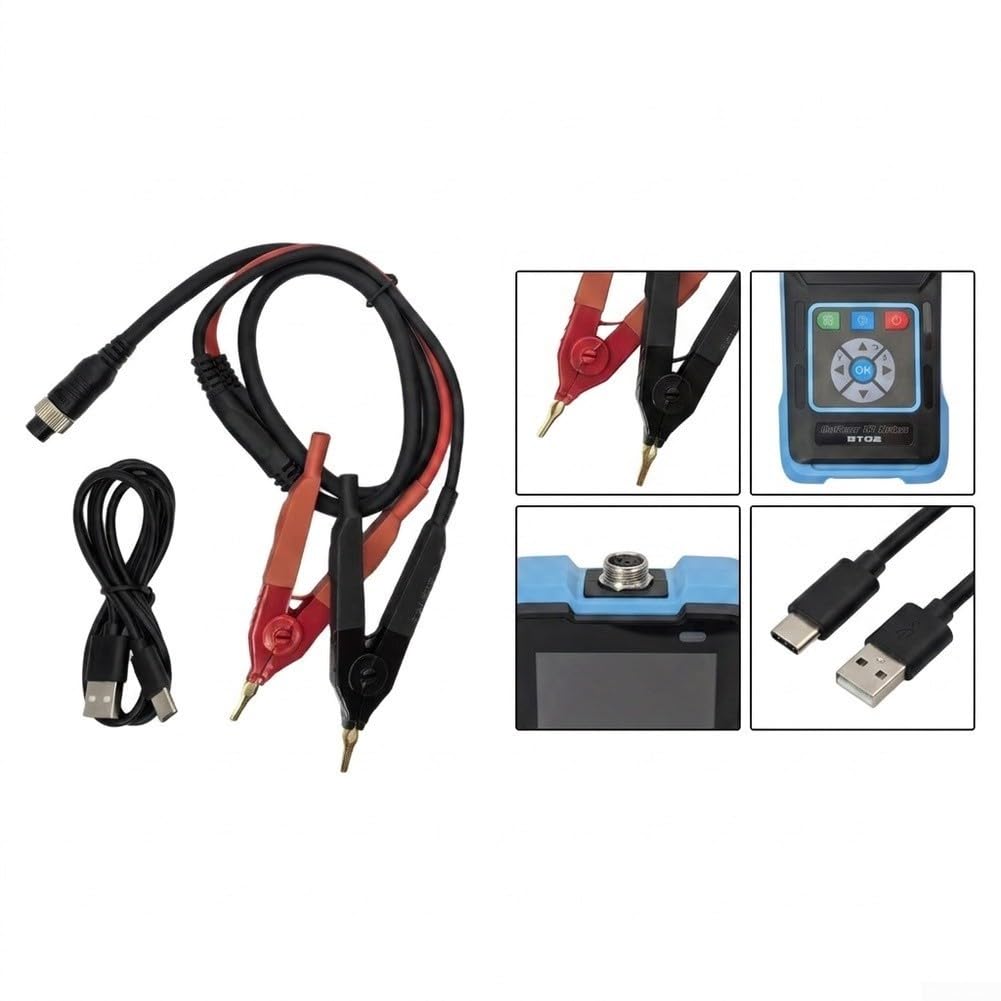 BT02 Quattro fili per tester di resistenza della batteria 100V DC BT02 a