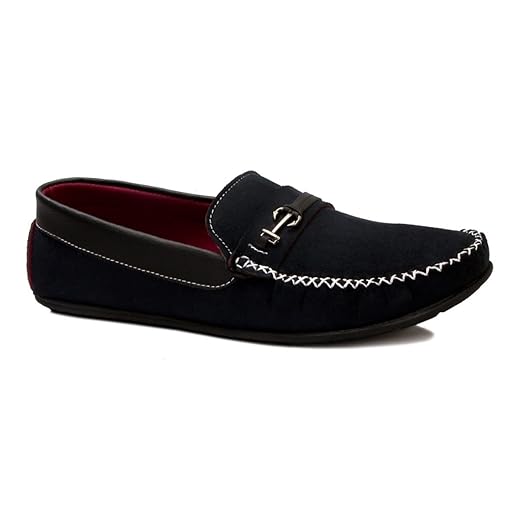 Mocassim Masculino Confortável Leve em Camurça Sola Borracha Antiderrapante Costurada 360° Graus Macio