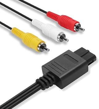 MXRS Audio Video RCA Cable to Game Console Components Accessories Connection AV Cable for PS1 PS2 PS3 Playstation 2.5M