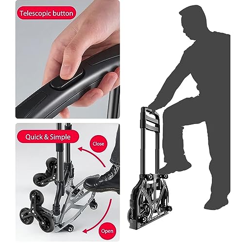 Carretilla de mano para escaleras 150 lbs capacidad miniatura 7
