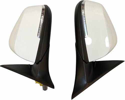 Juego de espejos de puerta lateral F30 para BMW Serie 3 316i 318i 320i 328i 330i de 2013 a 2019, blanco, mediano